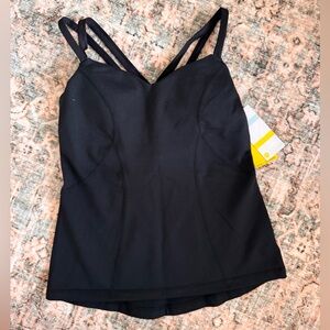 Zella Black Strappy Activewear Top